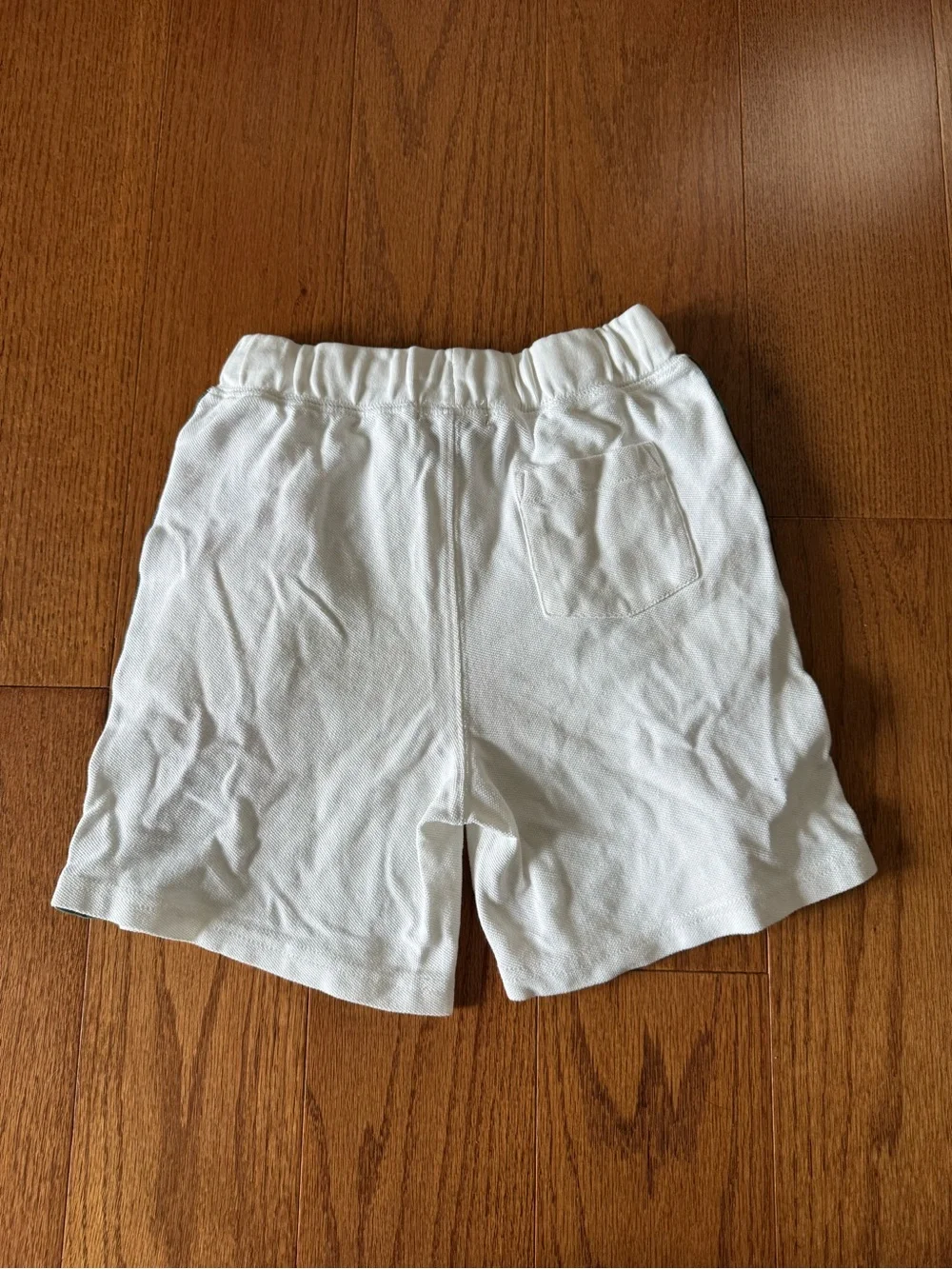 Polo Ralph Lauren white shorts with green side stripes pony logo Boy’s size 7